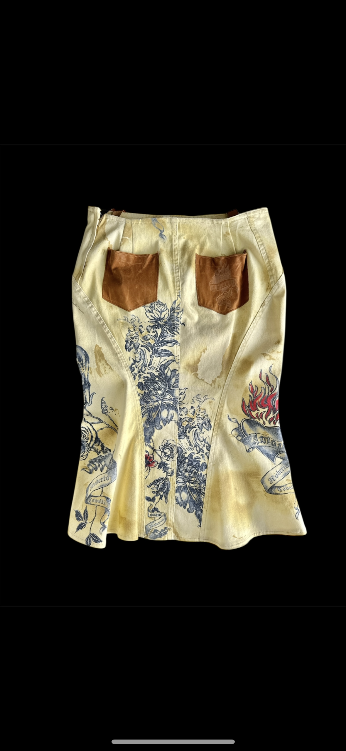 Roberto Cavalli 2003 Tattoo print set