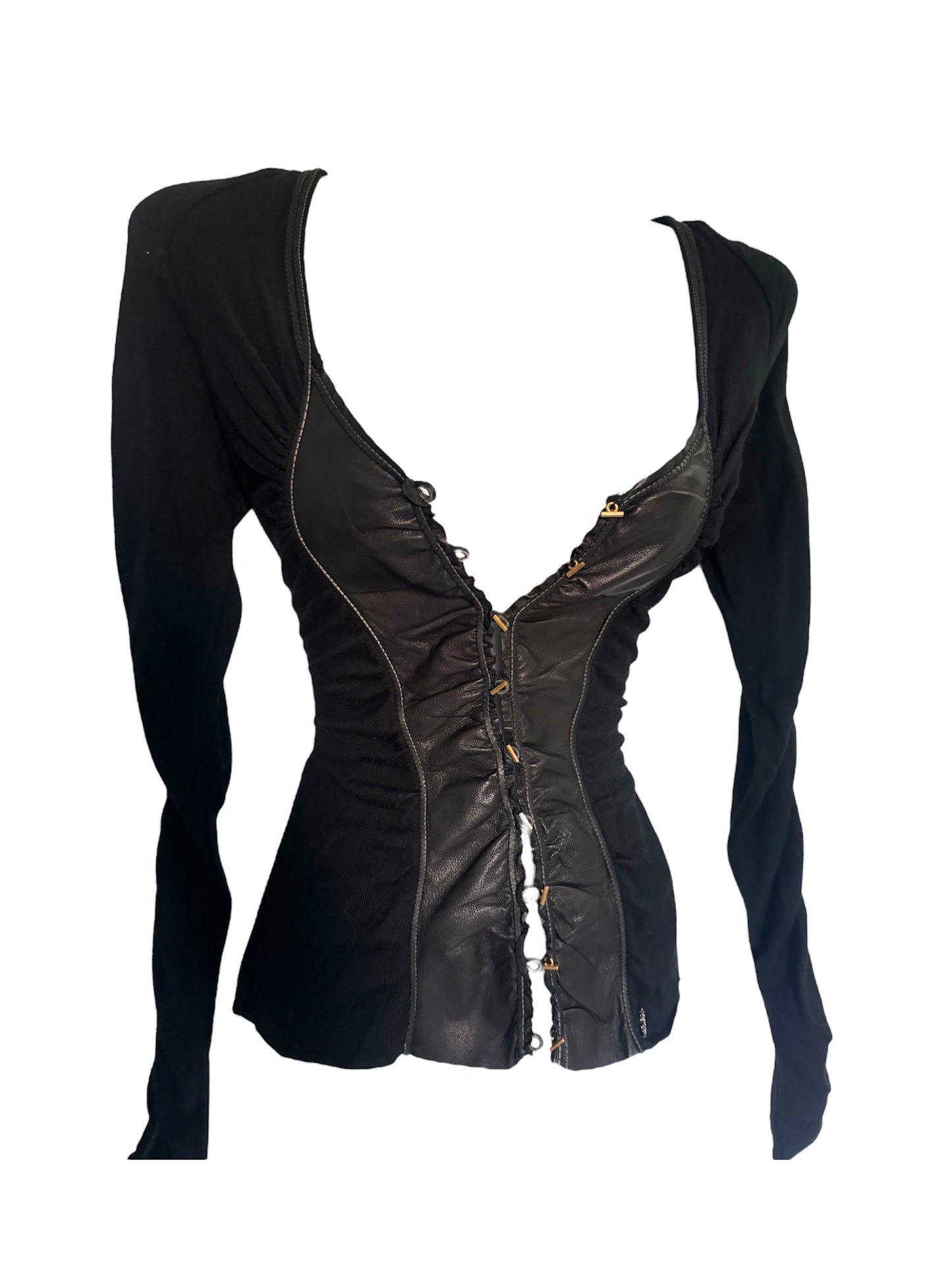 Roberto Cavalli 2003 leather top