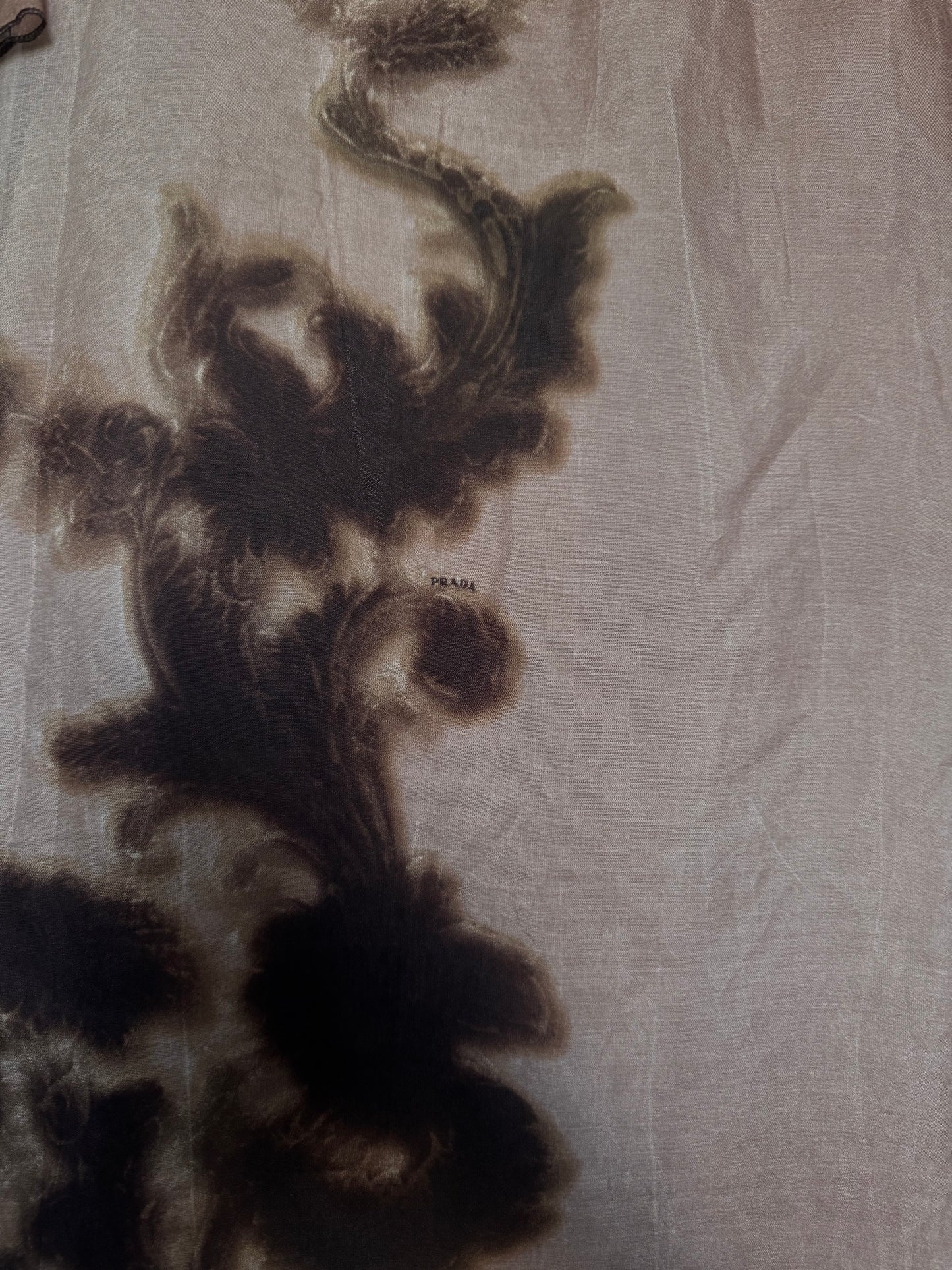 Prada 1990’s Roman Ruins silk dress