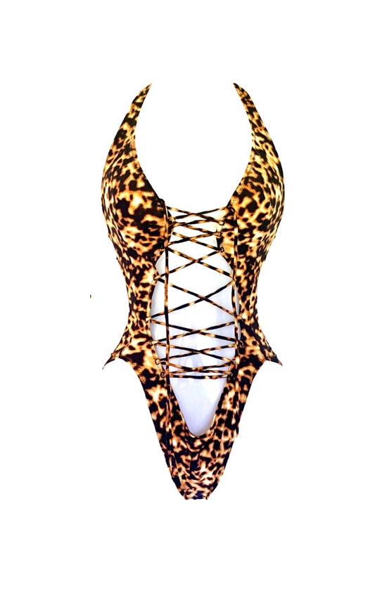 Roberto Cavalli s/s 2003 Tortoise swimsuit