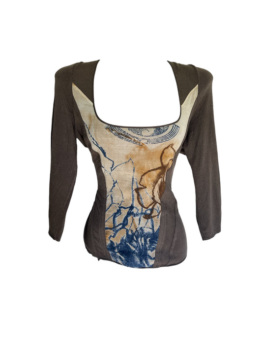 2001 Roberto Cavalli
Class Pirate Tattoo Top
