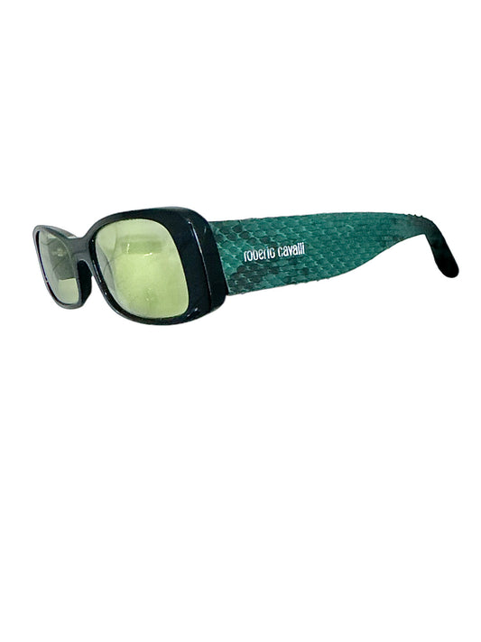 Roberto Cavalli snake skin sunglasses